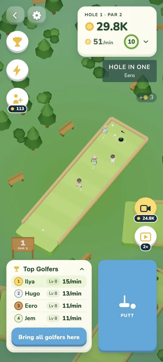 Idle Putter screenshot