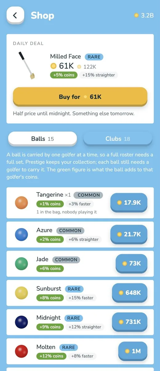 Idle Putter screenshot